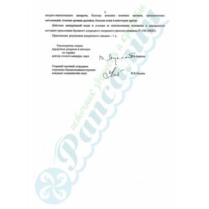 Бальнеологическое заключение стр.2